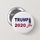 切札2020のアメリカ人のワシの政治ボタン 缶バッジ (正面&裏面)