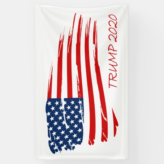 切札2020の米国旗のデザイン 横断幕 (縦)