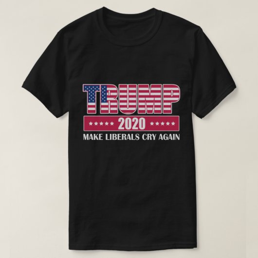 切札2020は自由主義者を再度叫びます作ります Tシャツ (デザイン正面)