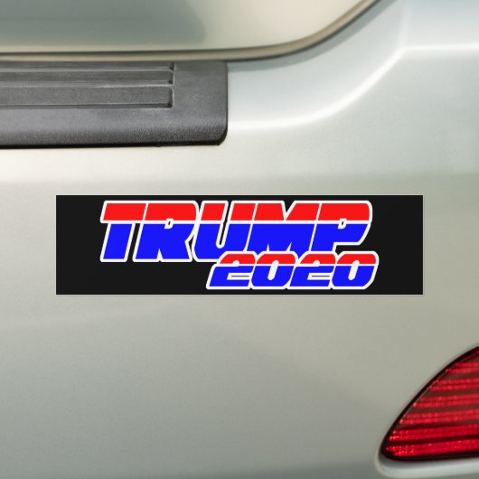 切札2020年-アメリカをより素晴らしくさせよう! バンパーステッカー (車上)