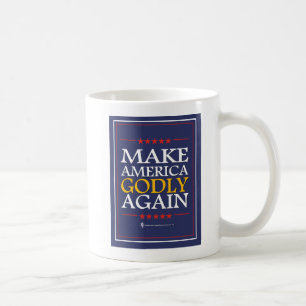 切札-マグ: アメリカをGodly再度作って下さい コーヒーマグカップ