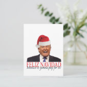 切札。 Feliz Navidad、メキシコはそれの支払う行っています! シーズンポストカード (スタンド正面)