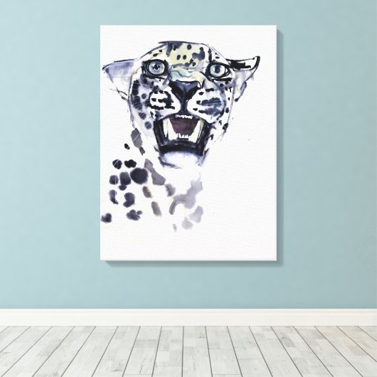 切歯 キャンバスプリント (インサイチュ (ウッドフロア))