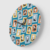 切素晴らし手の作者、詩人、劇作家 ラージ壁時計 (傾斜)