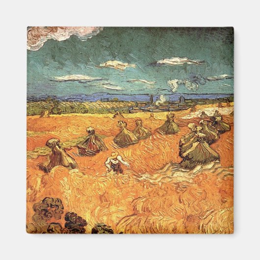 刈り取り付き小麦スタック マグネット (正面)