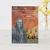 刈り取り用ハロウィーンカード カード (黄色い花)