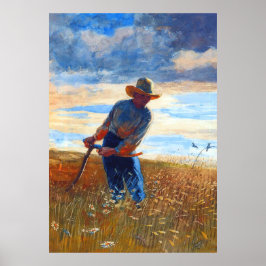 刈り取る者 ウィンスロー・ホーマー 1878 ポスター