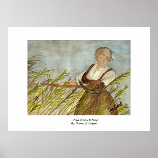 刈り取る良い日 ポスター (正面)