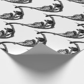 刈り紙パターン ラッピングペーパー (角)