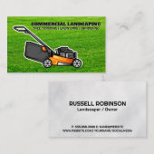 刈り草 |ローンモア |横長 名刺 (正面/裏面)