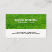 刈り草 | 造園アイコン 名刺 (裏面)