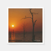 刈羽湖 スタンダードカクテルナプキン (正面)