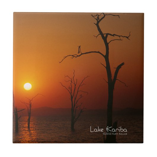 刈羽湖 タイル (正面)