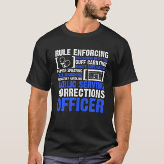 刑おもしろい務官監察法執行部 Tシャツ