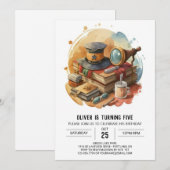 刑事カスタム誕生日 招待状 (正面/裏面)