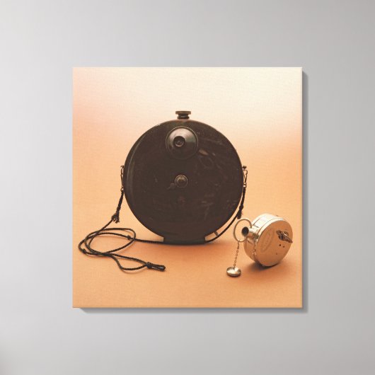 刑事カメラ キャンバスプリント (正面)