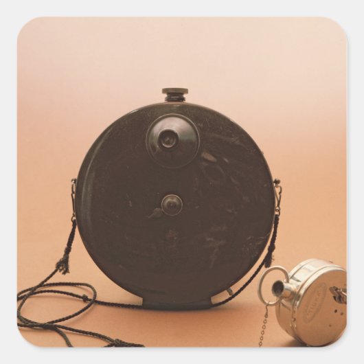 刑事カメラ スクエアシール (正面)