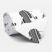 刑事バーコードパイプ喫煙バーコードパターン ネクタイ (ロール)