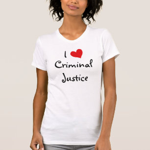 刑事司法が大好き Tシャツ