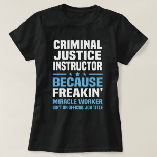刑事司法インストラクター Tシャツ