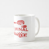 刑事司法卒業プロフェッショナル コーヒーマグカップ (正面右)