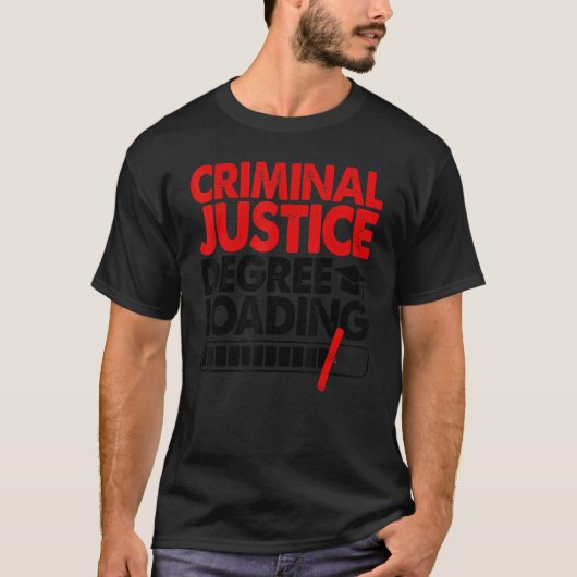 刑事司法学位ロード女性裁判所法 Tシャツ (正面)