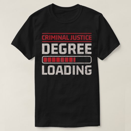 刑事司法級弁護士ギフトの積みおもしろい込み Tシャツ (デザイン正面)