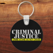 刑事司法(カスタマイズ可能) キーホルダー (正面)