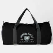 刑事司法「正義は決して残らない」 2024 ダッフルバッグ (裏面)