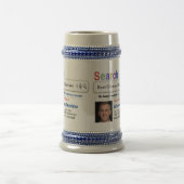 刑事弁護おもしろい士カスタムの最高の検索ギフトマグ ビールジョッキ (中央)