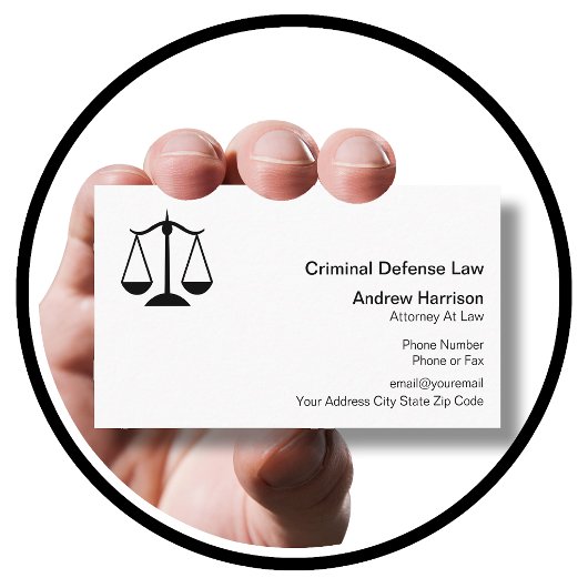 刑事弁護弁護士 名刺