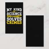 刑事法おもしろい医学犯罪ソルバー 名刺 (正面/裏面)