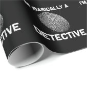 刑事犯おもしろい罪捜査ドラマの読者 ラッピングペーパー (ロールコーナー)