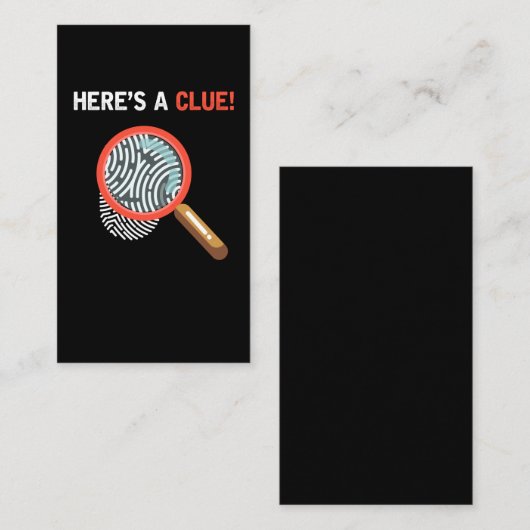 刑事犯おもしろい罪捜査ドラマブック 名刺 (正面/裏面)