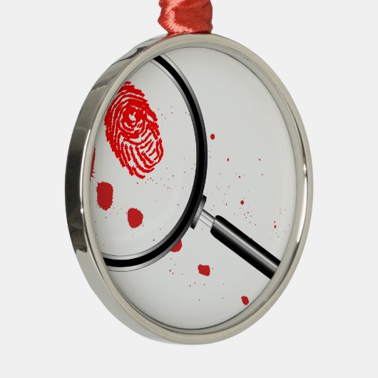 刑事虫眼鏡 メタルオーナメント (右)