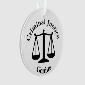 刑事裁判の天才 オーナメント (正面)