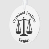 刑事裁判の天才 オーナメント (正面)