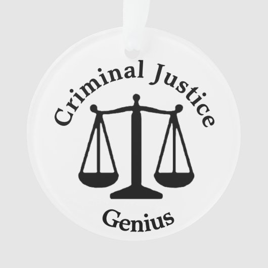 刑事裁判の天才 オーナメント (正面)