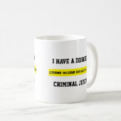 刑事裁判の程度 コーヒーマグカップ (正面右)