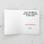 刑事、私立探偵のおもしろいなクリスマスカード シーズンカード (内部)