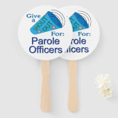 刑務官に大声で叫ぶ ハンドファン (正面&裏面)