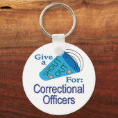 刑務官に大声を出す キーホルダー (正面)