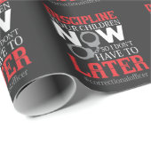 刑務官の子どものしつけ ラッピングペーパー (ロールコーナー)