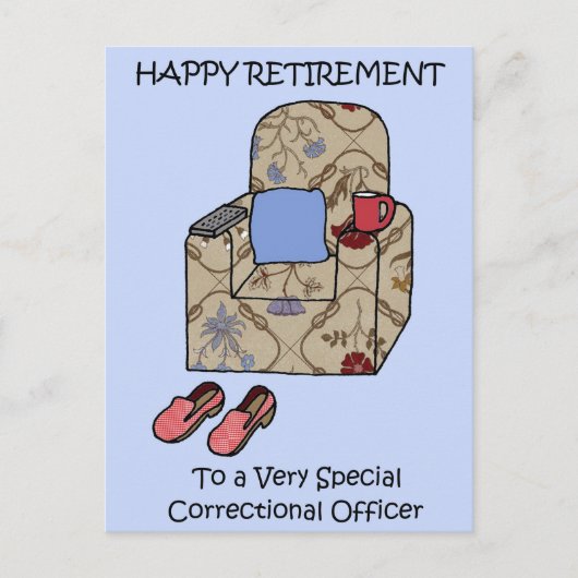 刑務官の引退後 ポストカード (正面)