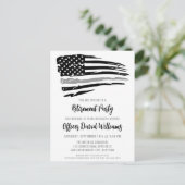 刑務官退職パーティー 案内ポストカード (スタンド正面)