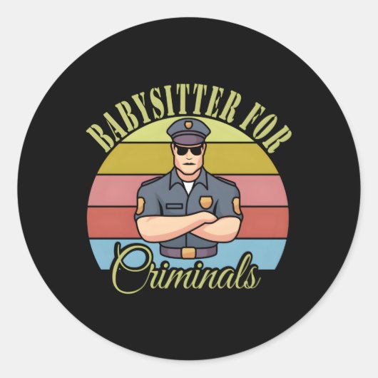 刑務官 ラウンドシール (正面)