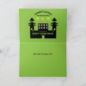 刑務所から出てくる贈り物の2トーンのコーヒーMu カード (内部)