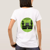 刑務所から出所のギフト2トーンのコーヒーMu Tシャツ (裏面)