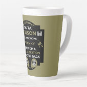 刑務所から帰宅する カフェラテマグ (右アングル)