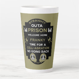 刑務所から帰宅する カフェラテマグ